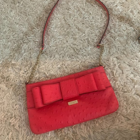 Kate Spade Pink Bow Crossbody Bag - Picture 1 of 4